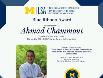 2021 UROP Spring Symposium Blue Ribbon IG 1 